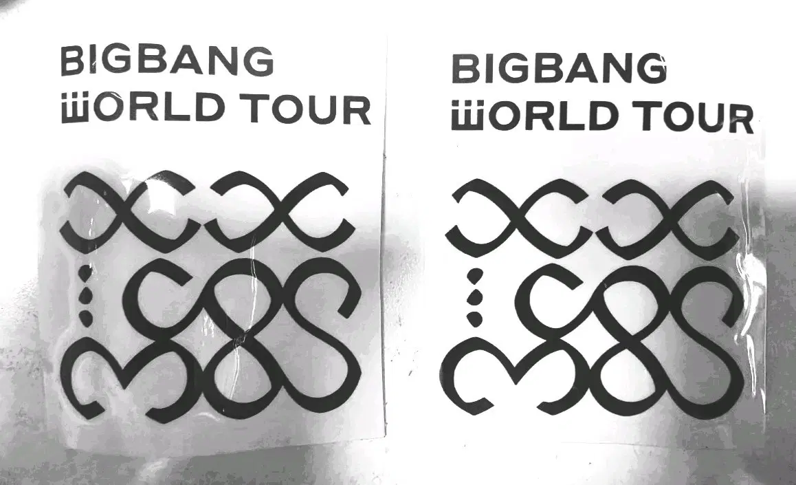 빅뱅 월드투어 코스모스 BIGBANG 스티커 2개