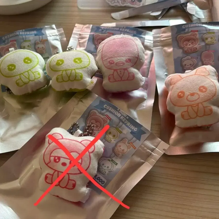 라이즈 아카이브 팝업 랜덤 가챠 쿠션 키링 교환