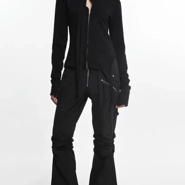 정가 17만원 ) 나체 엑스포셔 집 디테일 팬츠 EXPOSURE ZIP DETAIL PANTS