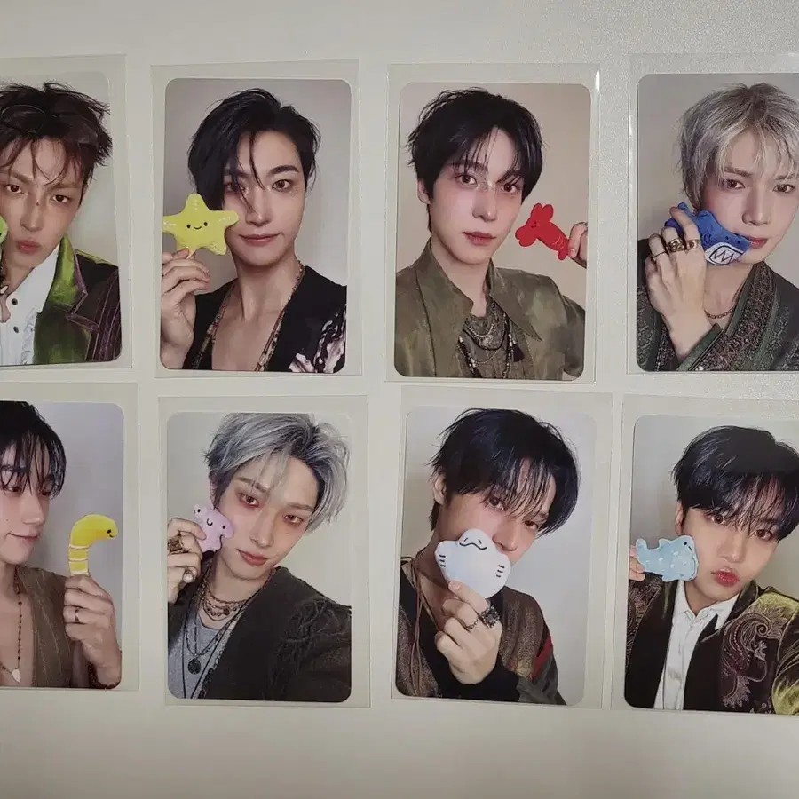 에이티즈 ateez 메이크스타 바다친구들 포카 set