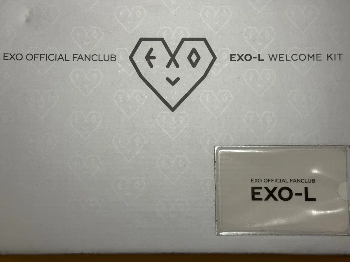 엑소 오피셜 팬클럽 엑소엘 웰컴 키트