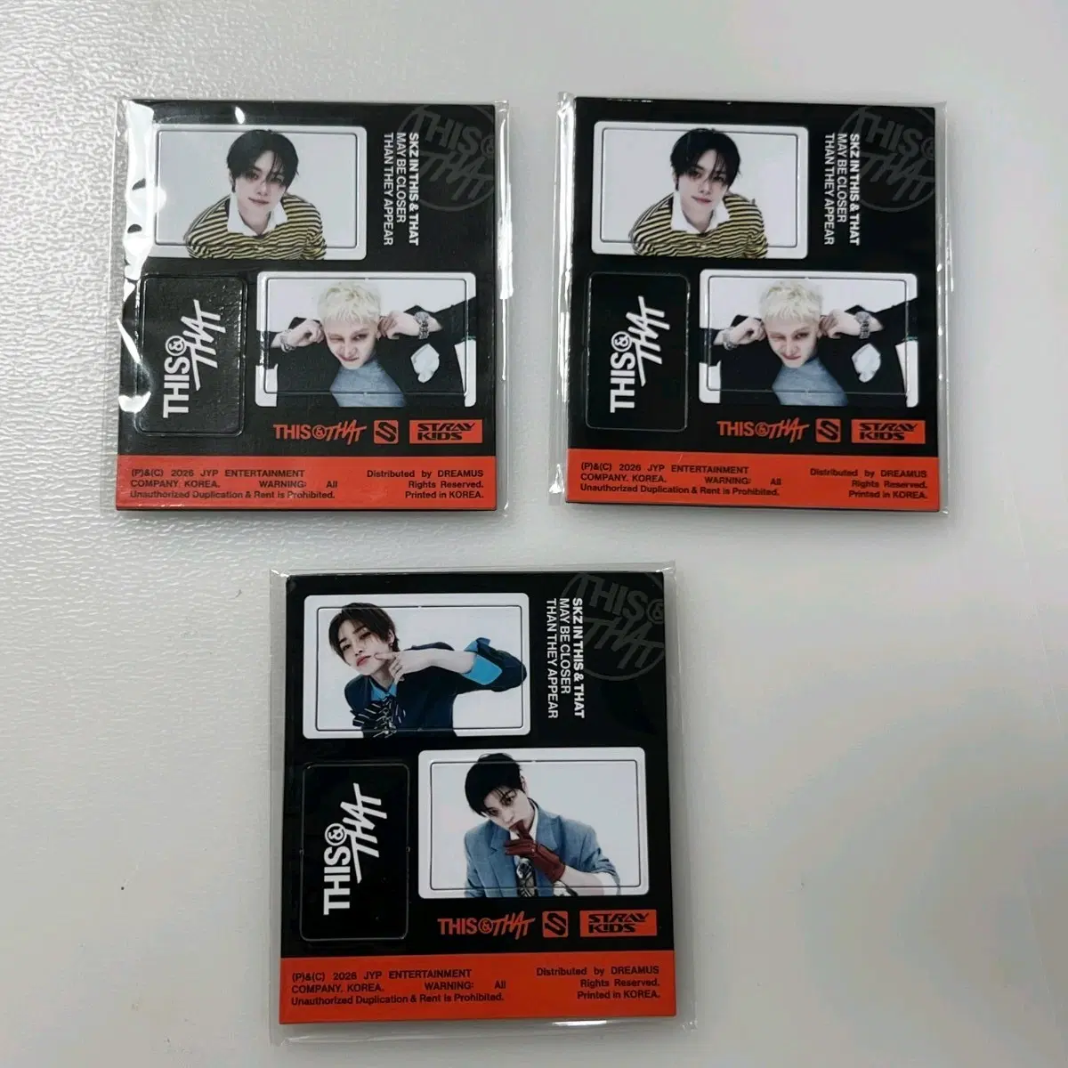 skz 스키즈 디스앤댓 앨범 마그넷 (사진 2개임,개당 가격)