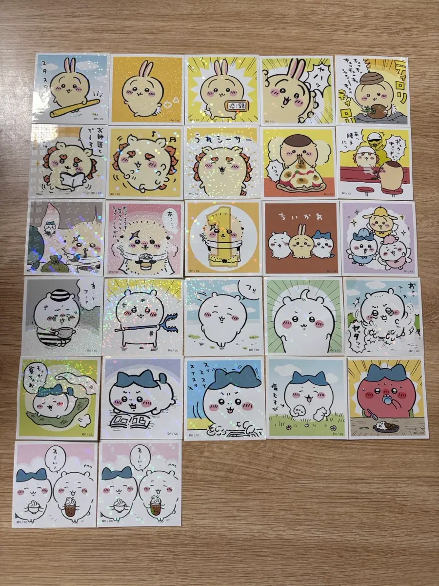 먼작귀 치이카와 씰스티커 27장 일괄