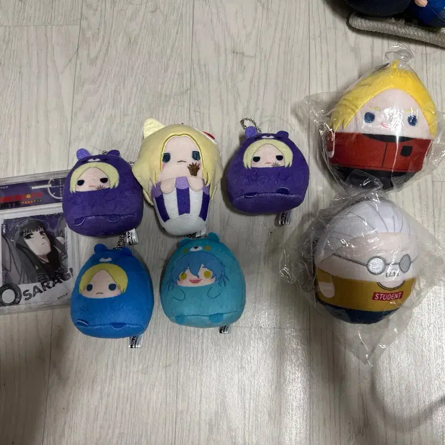 사카모토 데이즈 사카데이 후와코로링,테노린즈 누이, 컵케이크 타피누이,아크릴 스탠드 일괄판매(미개봉상품)