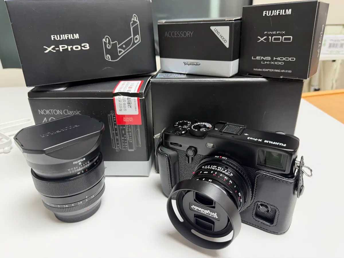 후지필름 X-Pro3 카메라 + 렌즈 후드 세트