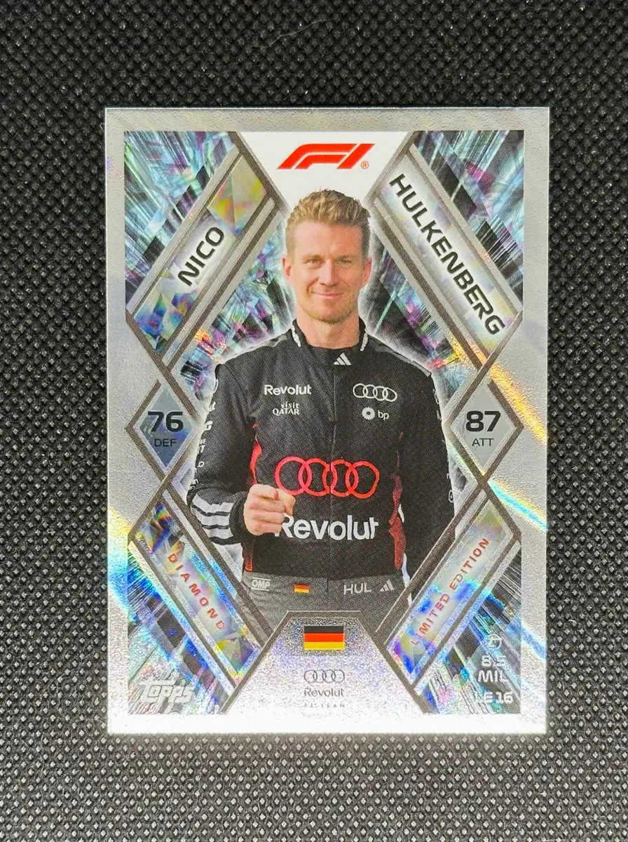 2026 F1 탑스 터보 어택 니코 훌켄버그 카드