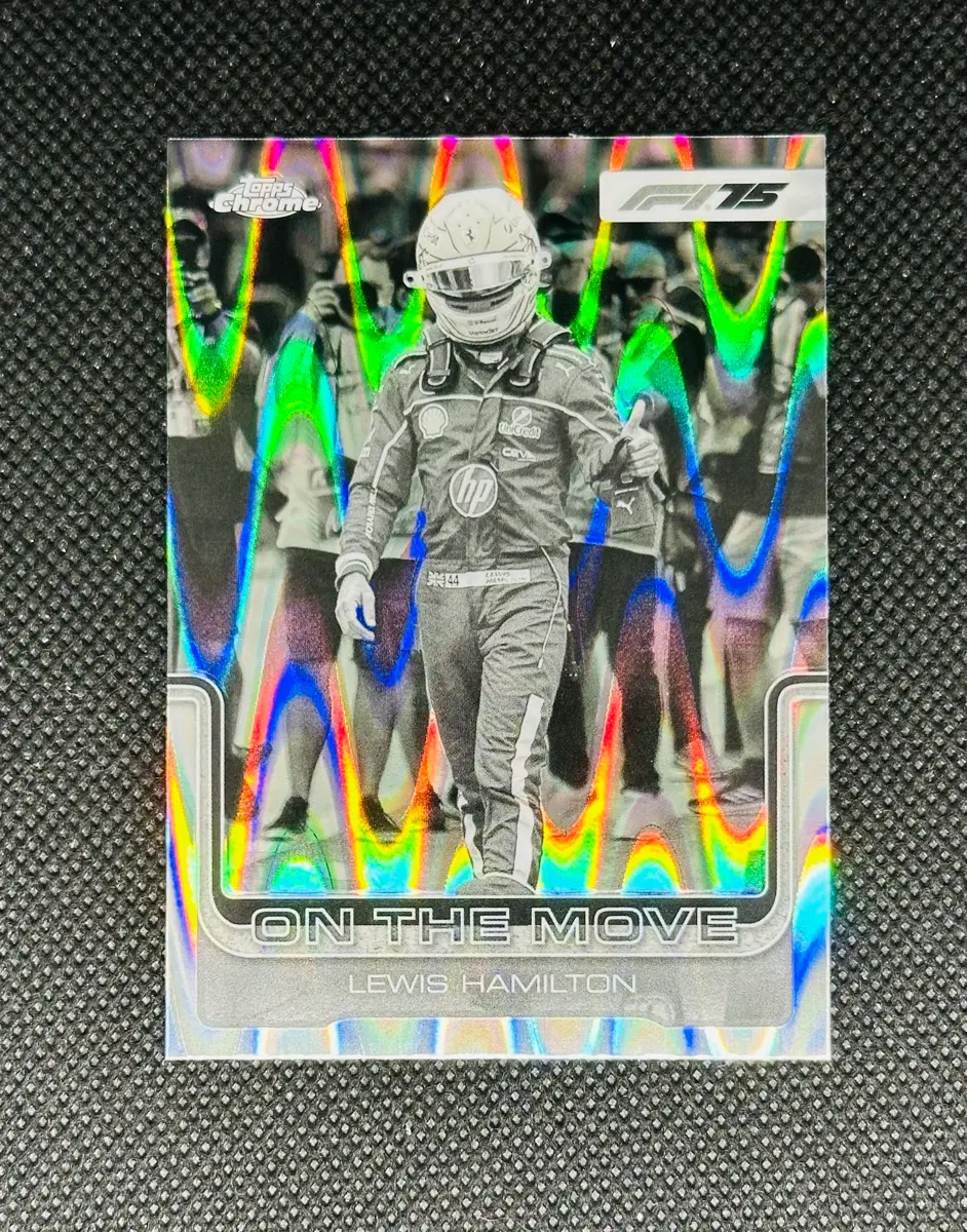 2025 F1 탑스 크롬 루이스 해밀턴 레이웨이브 카드