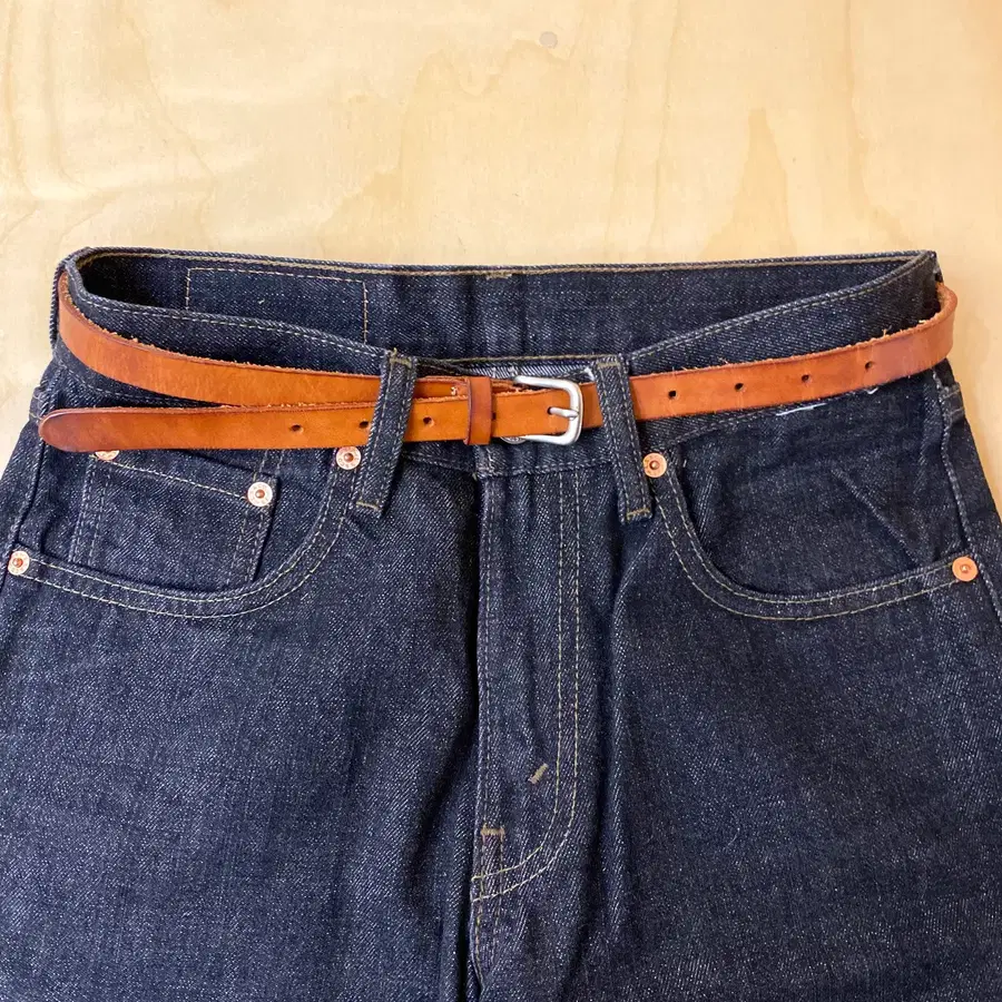 VTG leather belt 일본 빈티지 레더 벨트