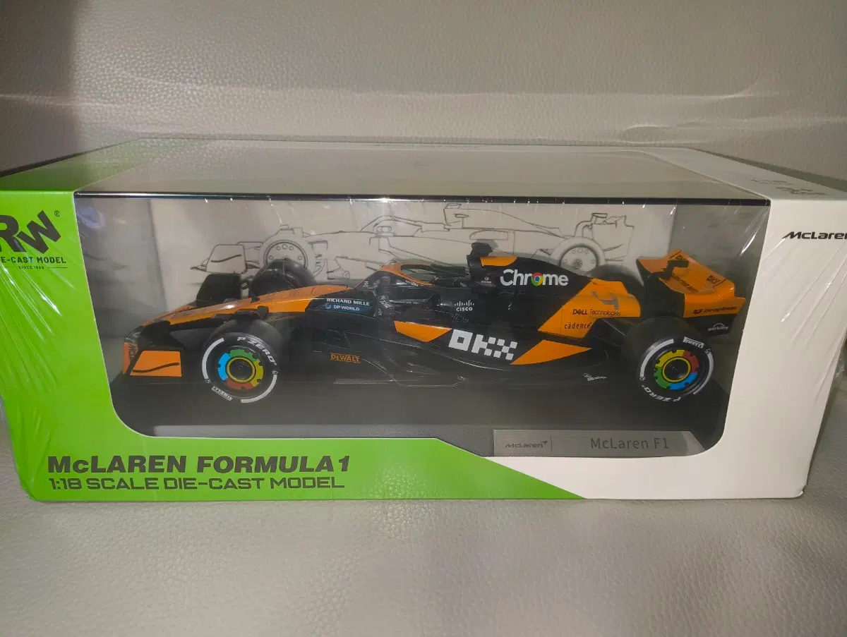 [새상품] 맥라렌 1/18 스케일 f1 다이캐스트