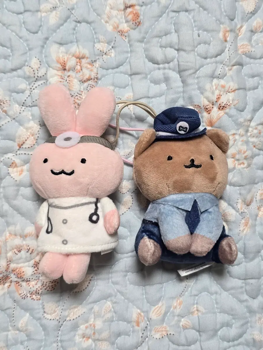 화이트타이거와 블랙타이거 우사기 센세 강아지 경찰
