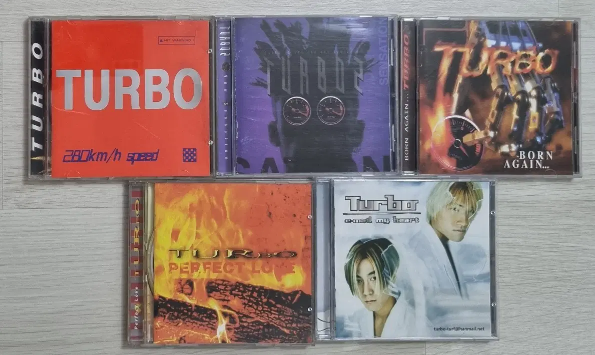 터보 1-5집 (개봉 CD)