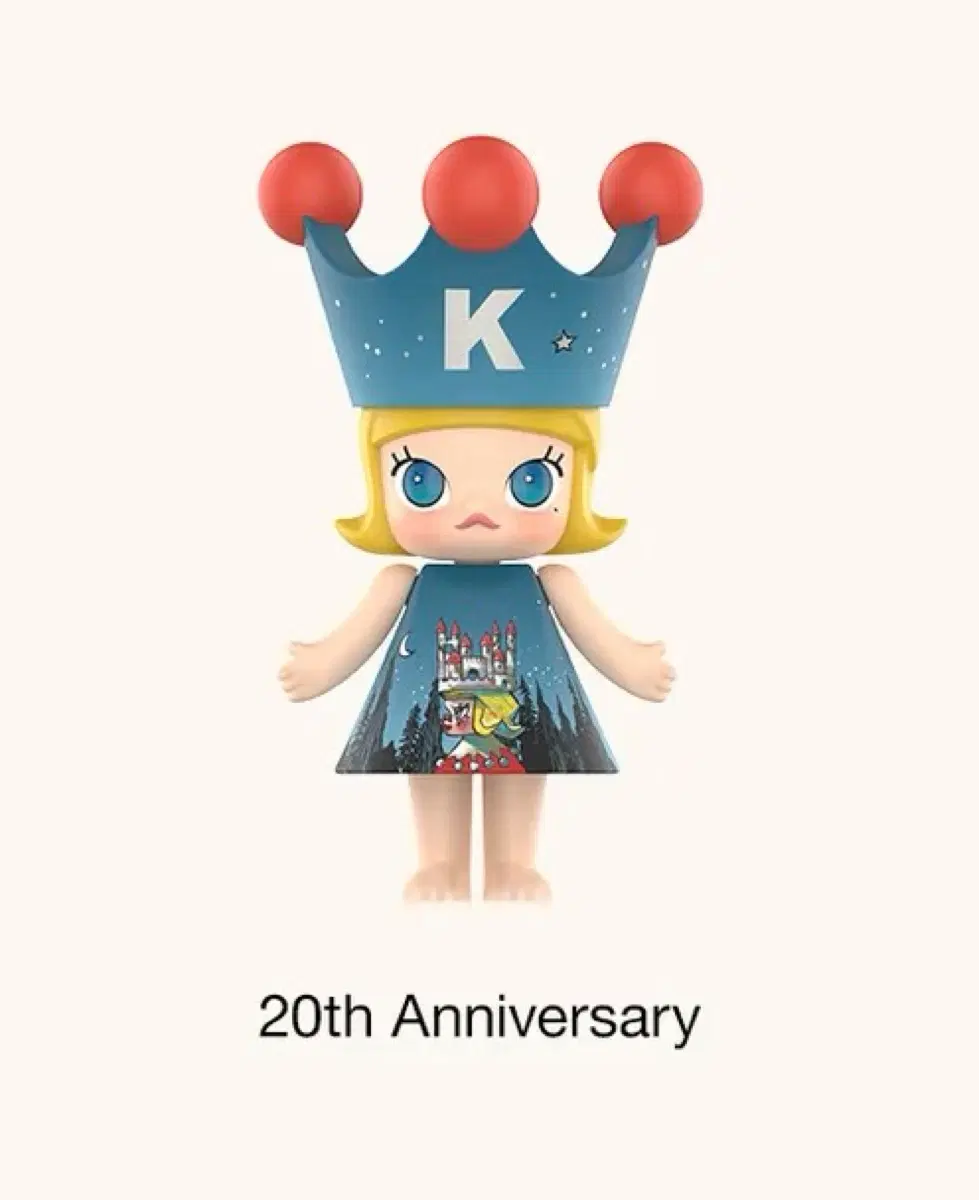 팝마트 메가 로얄 몰리 100% 20th Anniversary
