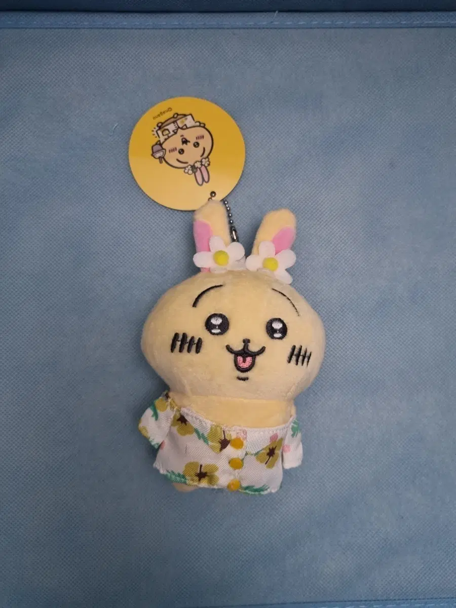 새상품) 먼작귀 우사기 하와이안 인형 키링 가방고리 백꾸