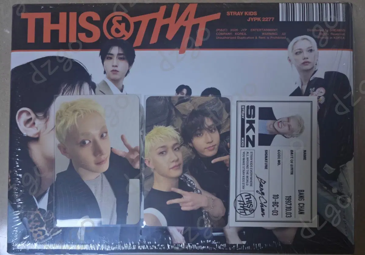 Straykids This ver. bangchan set 디스버전 방찬