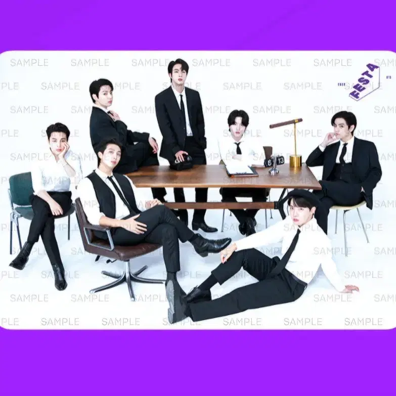 방탄 공식 2022 페스타 포토프레임(미개봉)