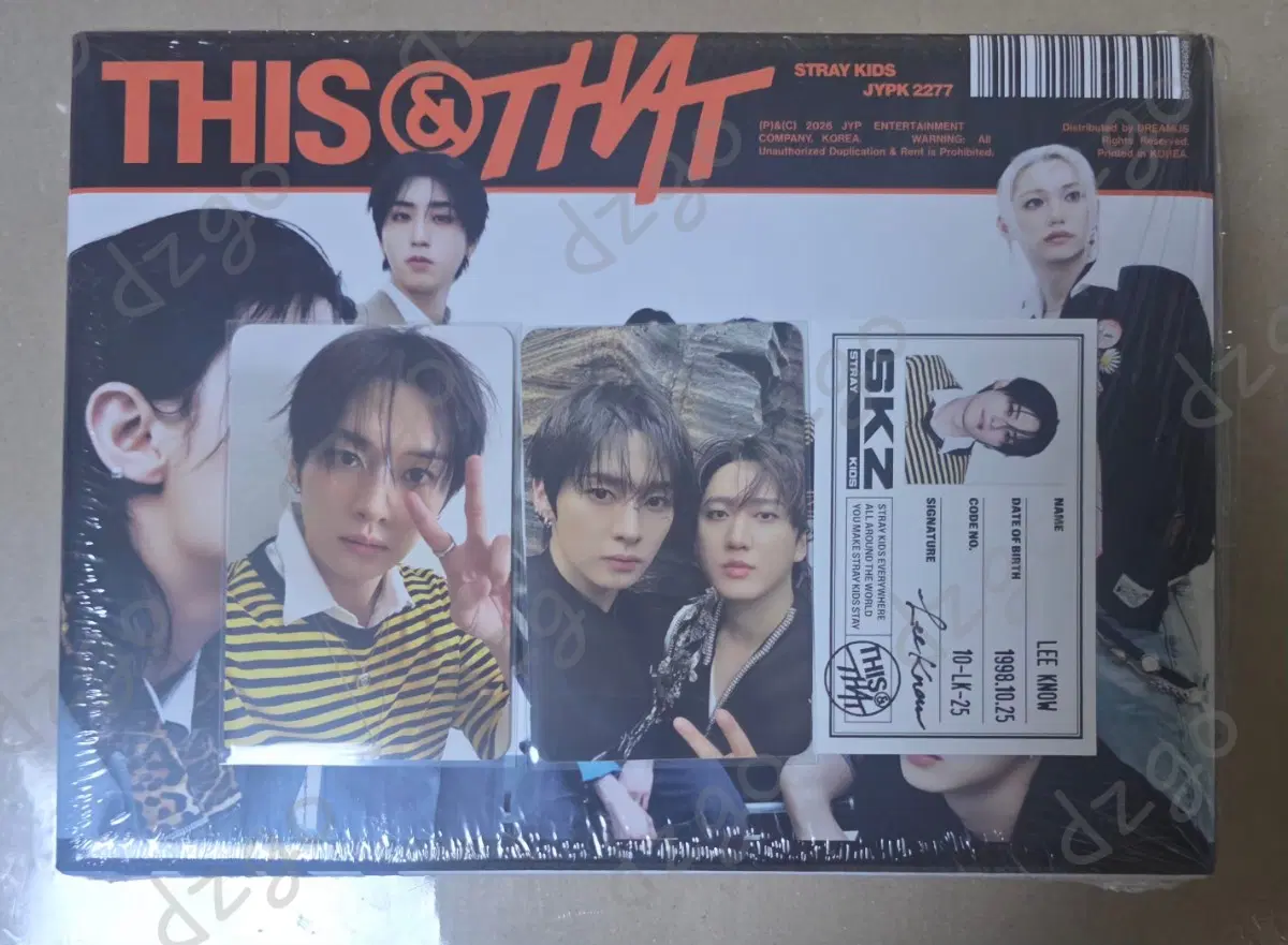 Straykids This ver. lee know set 디스버전 리노