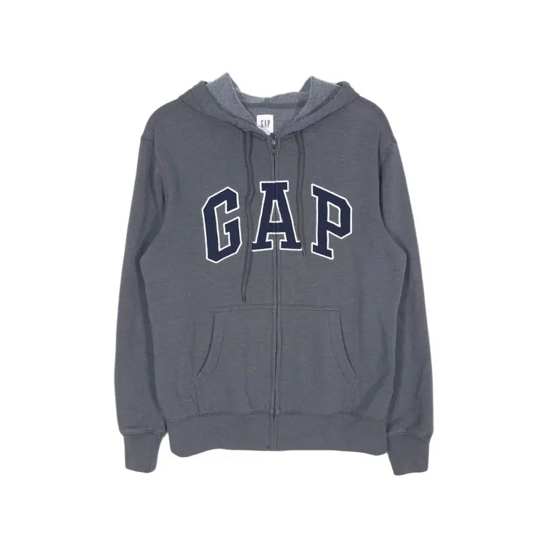 GAP 아치 로고 아플리케 기모 후드 집업 S
