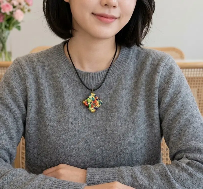 이탈리아 무라노 유리 목걸이 선물