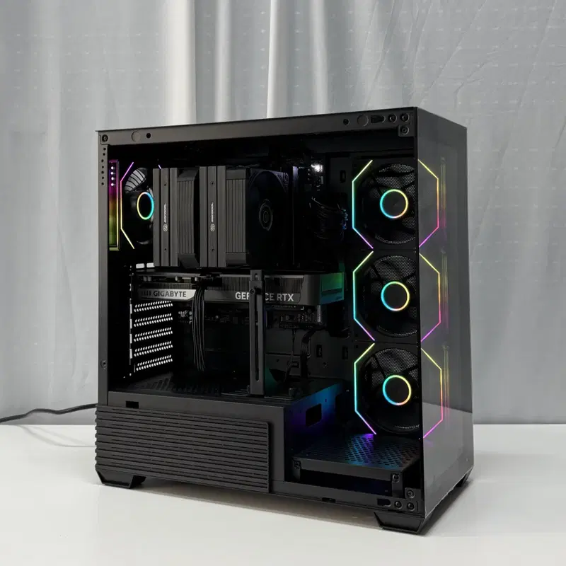 롤부터 배그 고사양 게임까지 가능한 RTX 5060 게이밍 컴퓨터