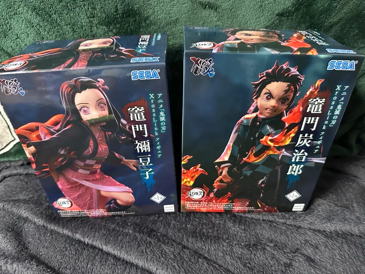 미개봉 세가 귀멸의 칼날 귀칼 크로스링크  탄지로 네즈코 일괄팝니다