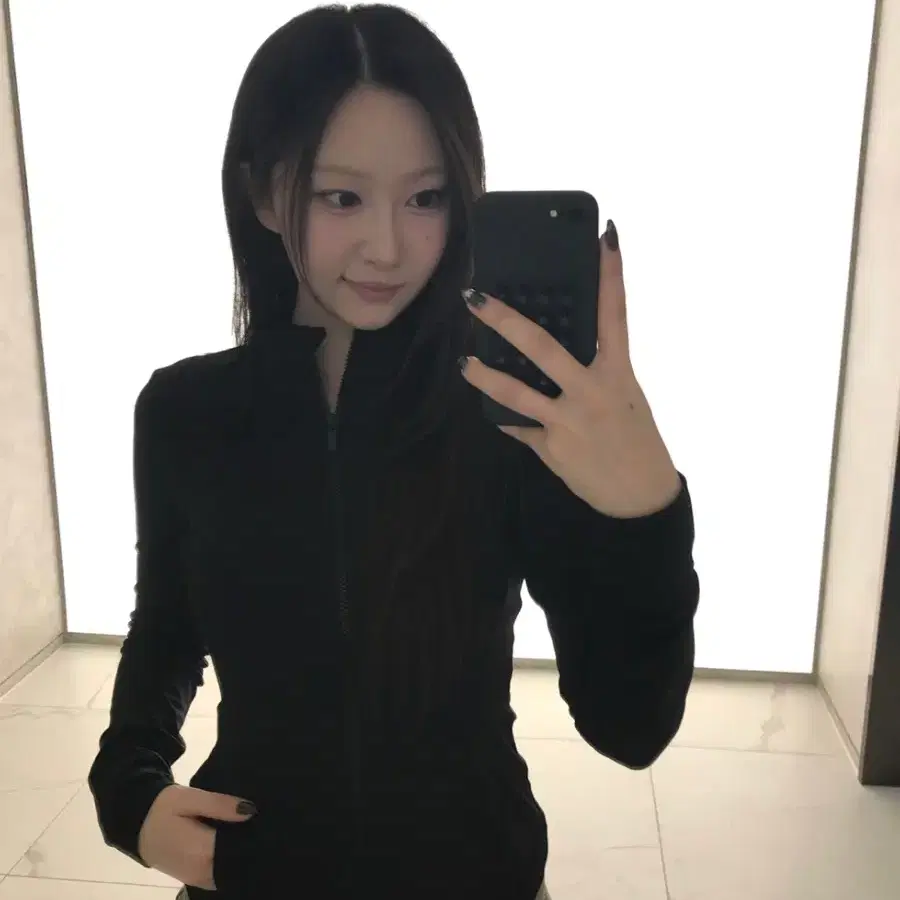 갱갱샵 다크 져지 집업