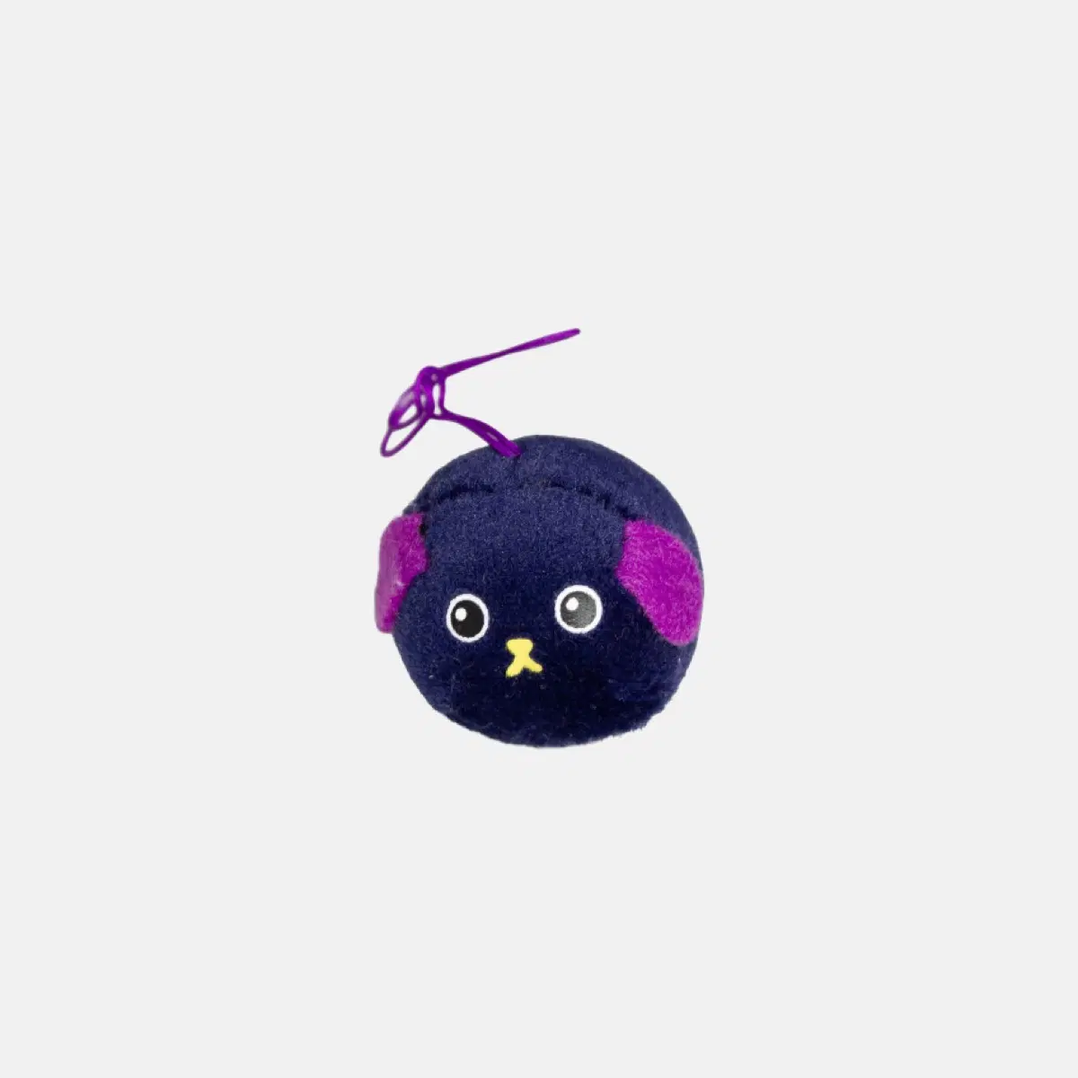 마메시바 검은콩 미니 스트랩 인형
