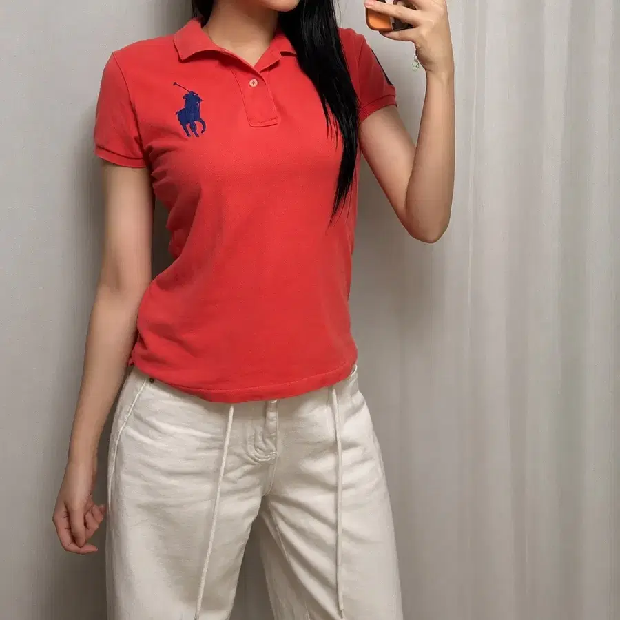 [S] 폴로 랄프 로렌 빅포니 스키니 폴로 셔츠