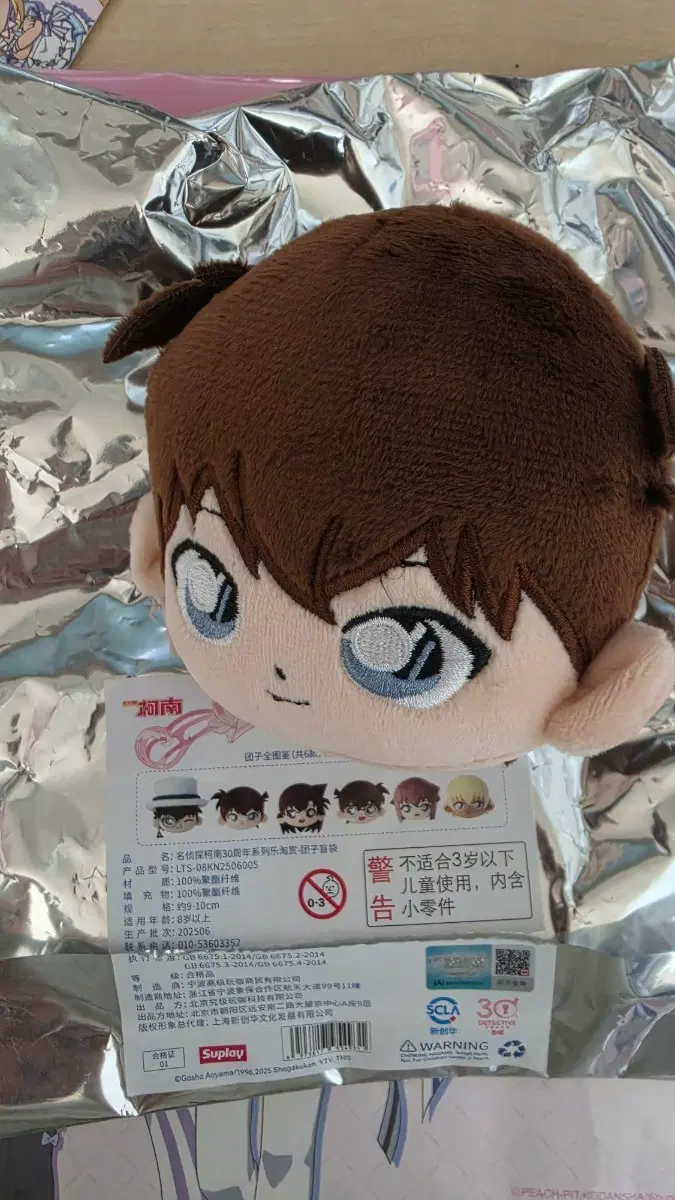 명탐정 코난 중국 쿠지 E상 신이치 인형