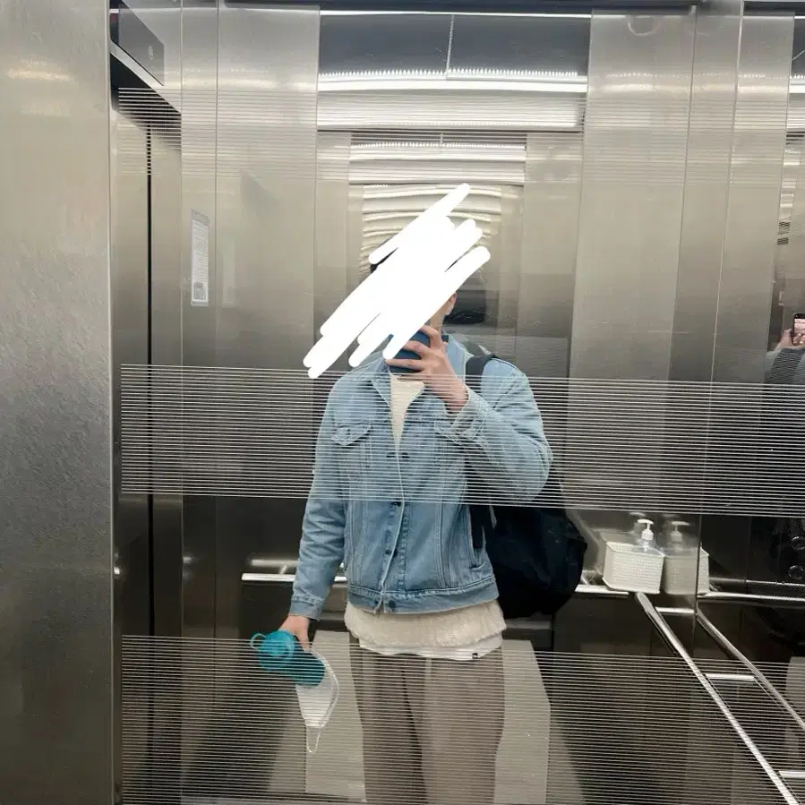 리바이스 데님자켓 라이트블루 L사이즈