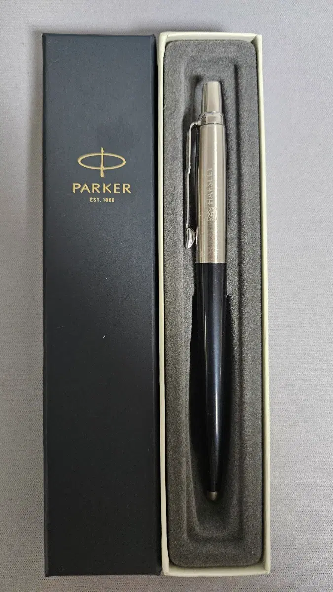 PARKER 파카 볼펜 | 해슬리 나인브릿지 로고 각인 | 케이스 포함