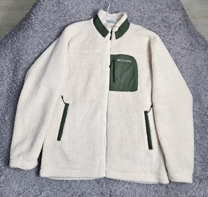 (R1)컬럼비아 플리스 자켓 베이지 2XL