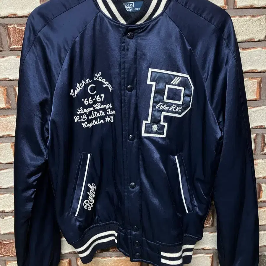 Polo ralph lauren 폴로 랄프로렌 - 새틴 뉴욕 바시티 자켓