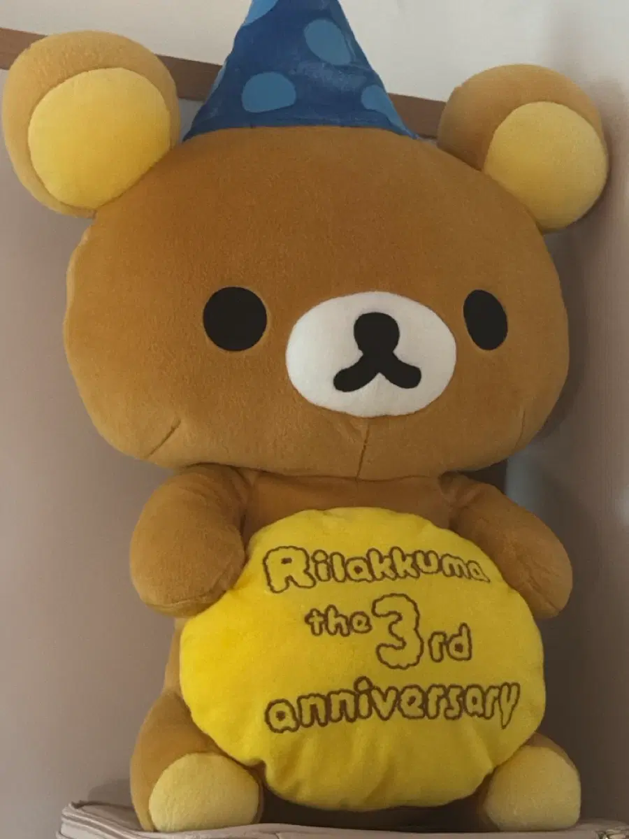 산엑스 정품 리락쿠마 3주년 기념인형 (택o)