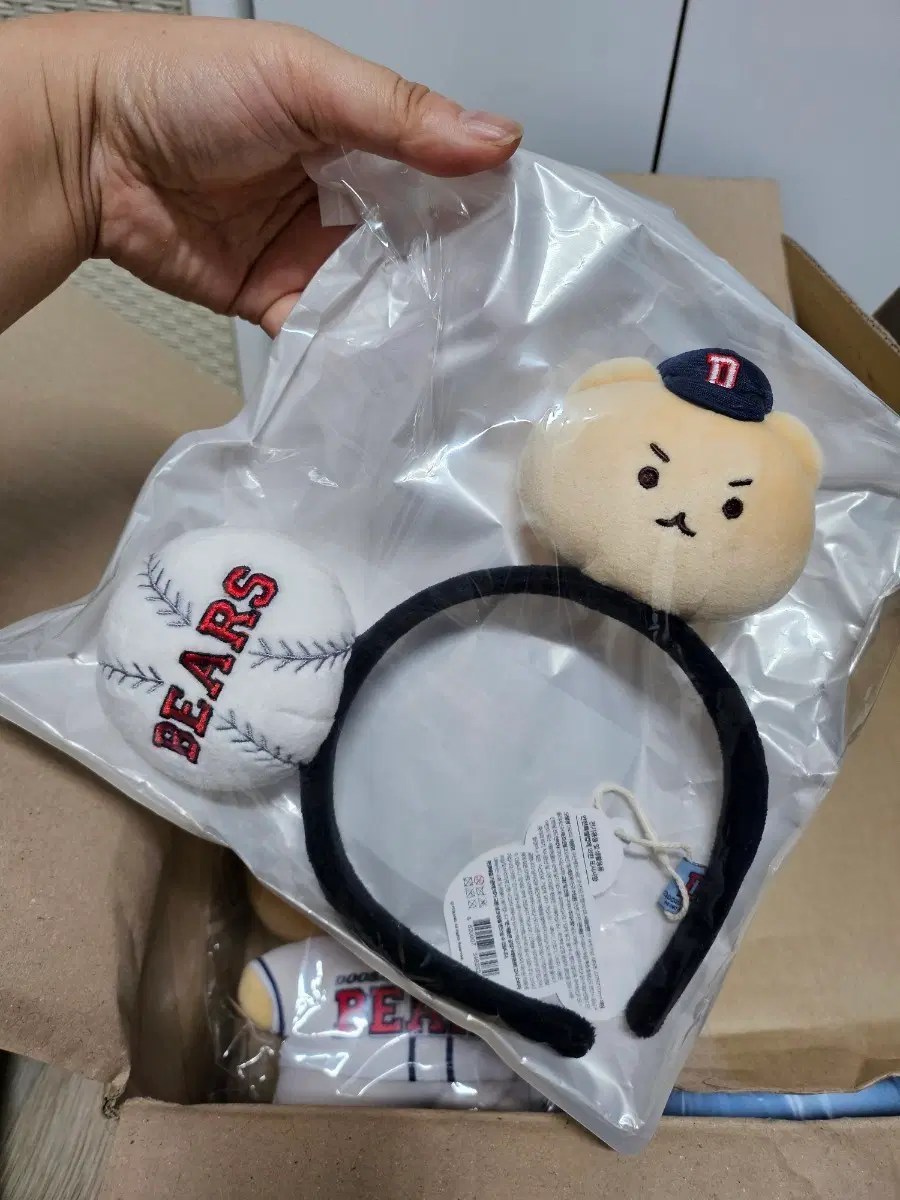 두산 망곰 머리띠