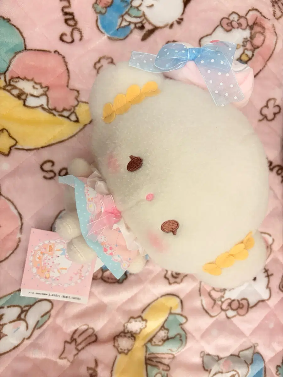(새상품, 정품) 산리오 코기뮹 10주년 누이 인형