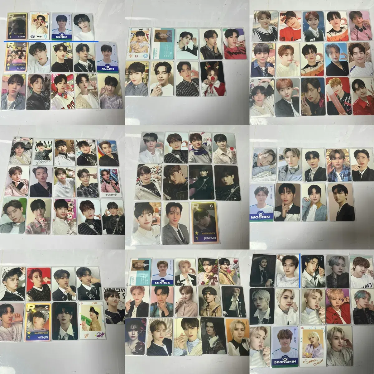 크래비티 포카 세림 앨런 정모 우빈 원진 민희 형준 태영 성민