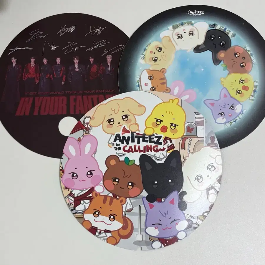 에이티즈 애니티즈 팝업 특전 부채 세트