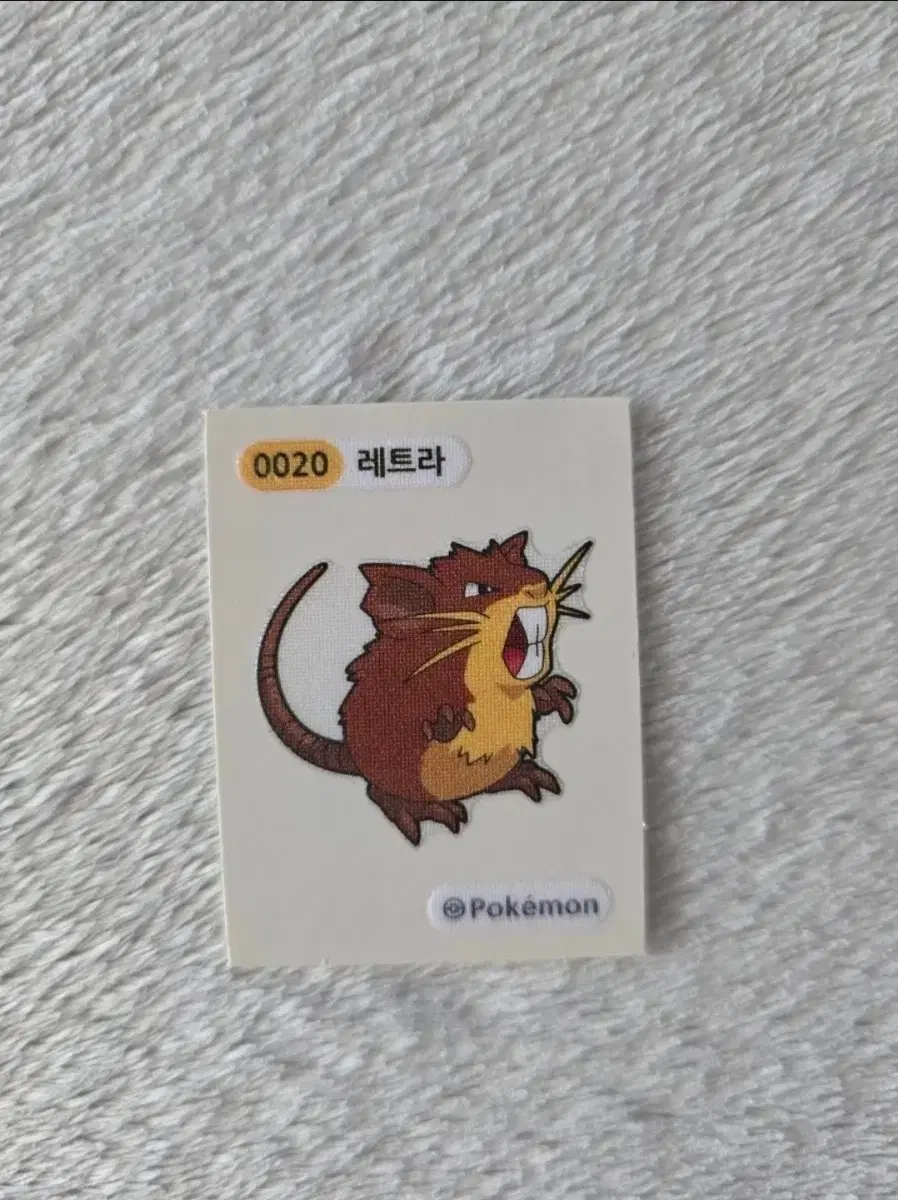 포켓몬 레트라 띠부씰