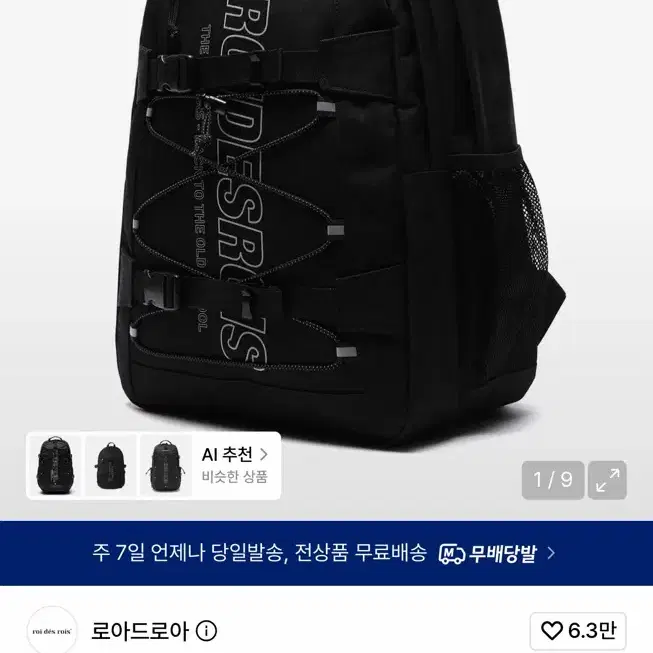 로아드로아 백팩