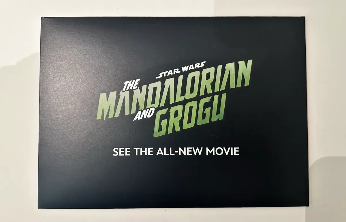 만달로리안 그로구 오리지널 스티커 A5 CGV IMAX 아이맥스