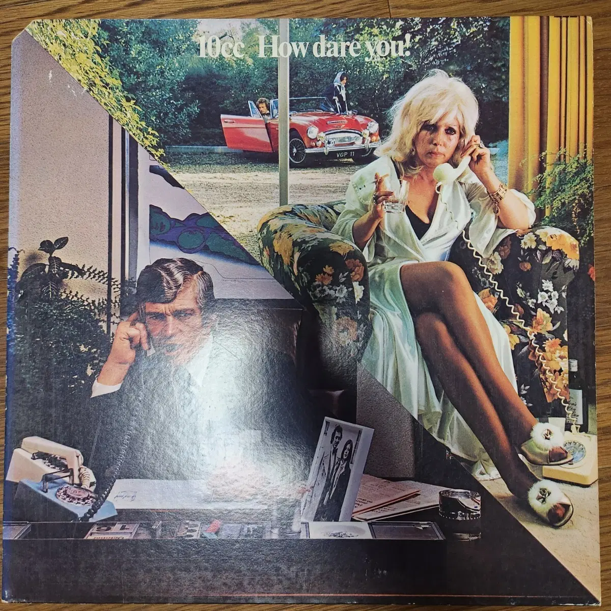 해외 수입 lp) 10cc - How dare you 레코드