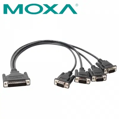 [딜러직판가/새상품]MOXA 목사 정품  4포트 시리얼카드 케이블 0.5m CBL-M44M9x4-50