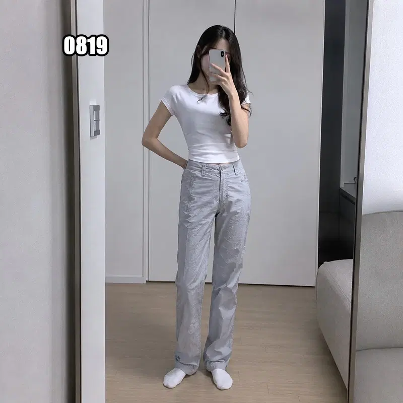 32) C.P. 컴퍼니 라이트 그레이 캐주얼 트라우저 팬츠