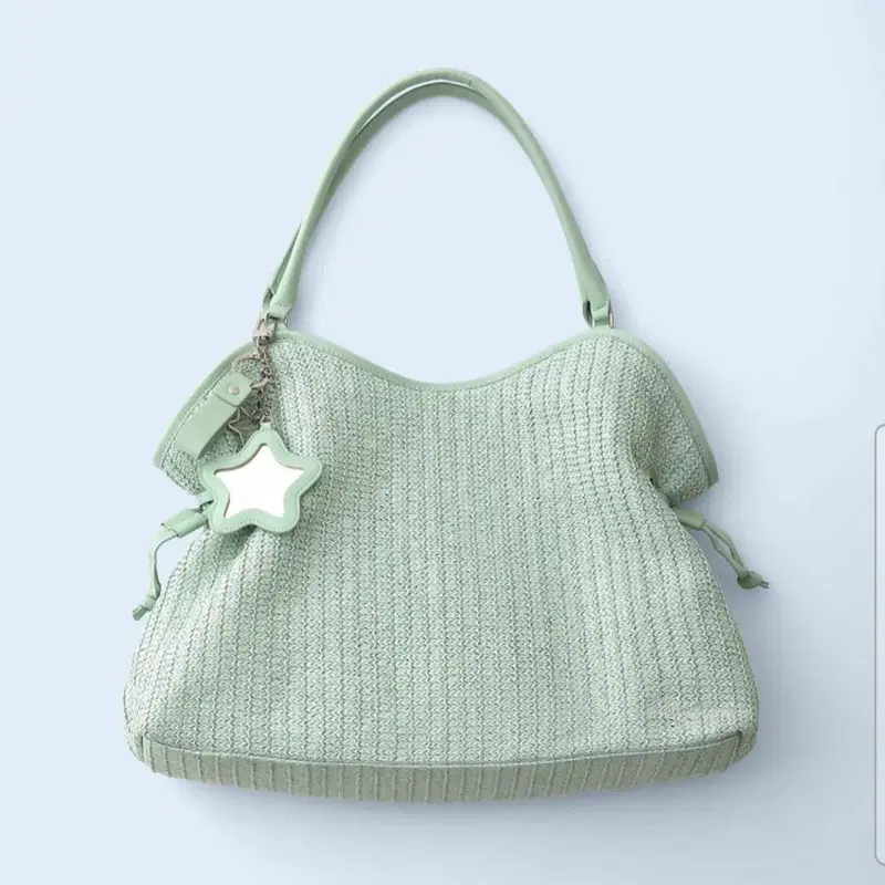 배드블루 라탄 피스타치오 딤섬 백