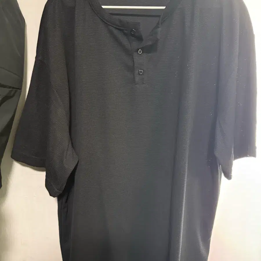 오버핏 헨리넥 반팔 티셔츠 3xl