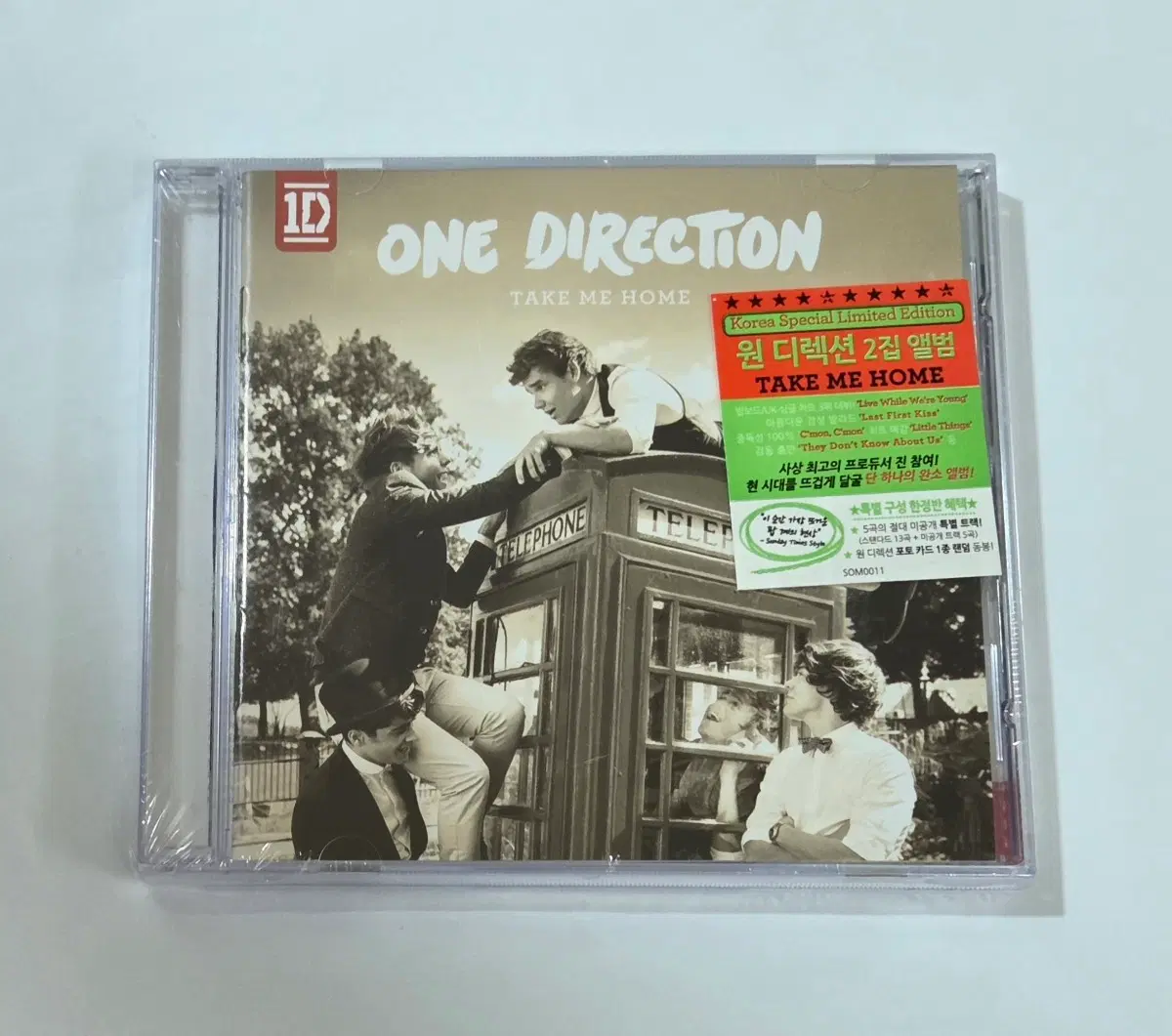 미개봉 원디렉션 Take Me Home 한국한정반 앨범 시디 CD
