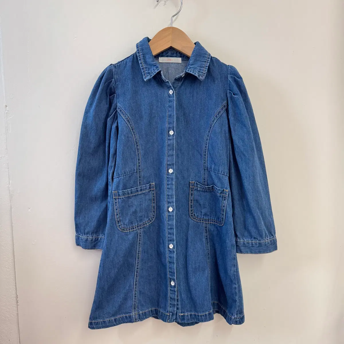 (110) 아이러브제이 데님 원피스 L