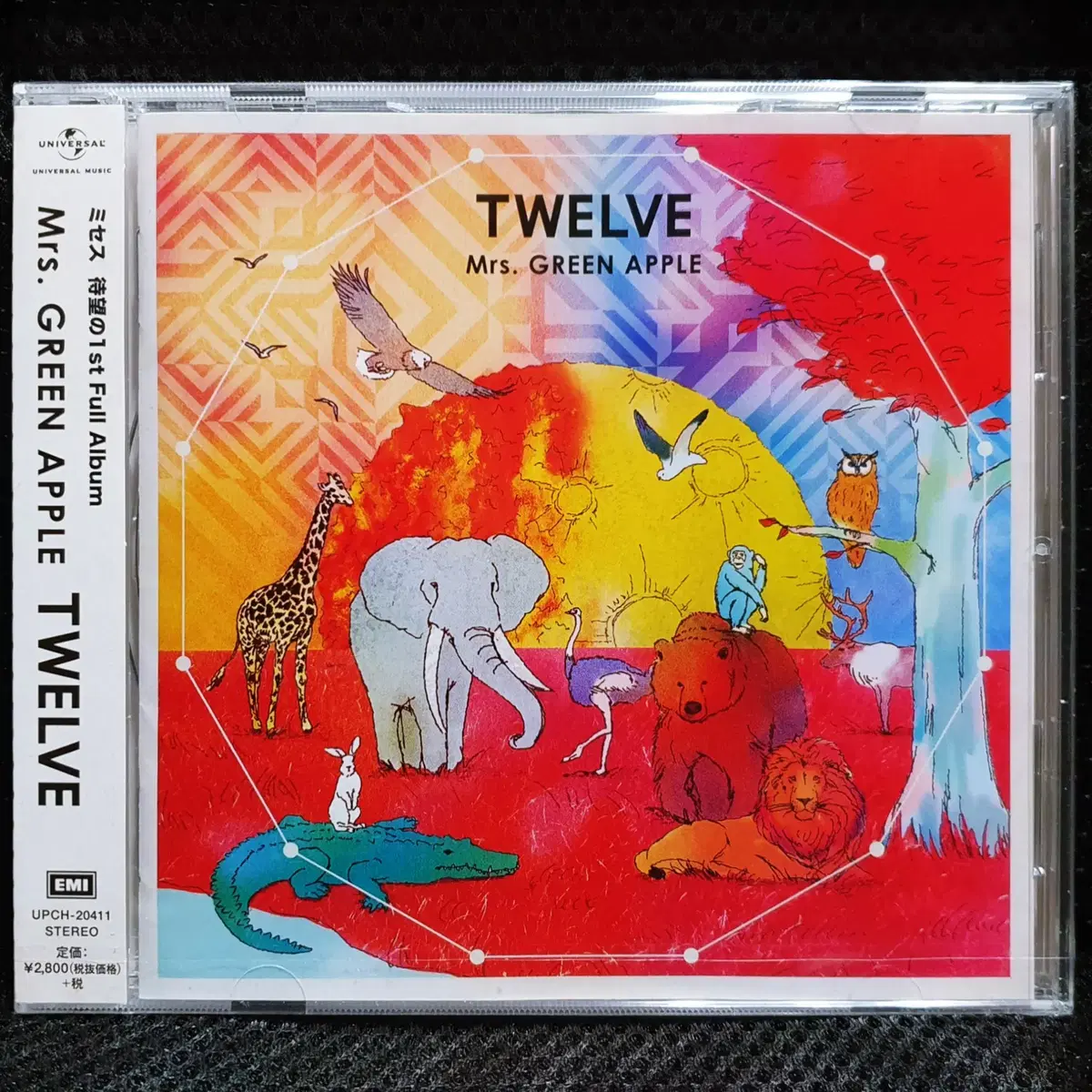 미세스 그린 애플 Mrs. GREEN APPLE TWELVE CD 미개봉 신품
