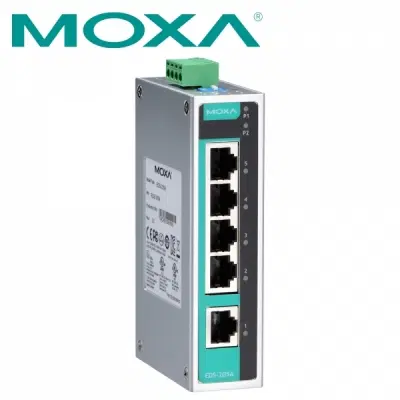 [딜러직판가/새상품]MOXA 목사 정품 산업용 5포트 스위칭 허브 EDS-205A