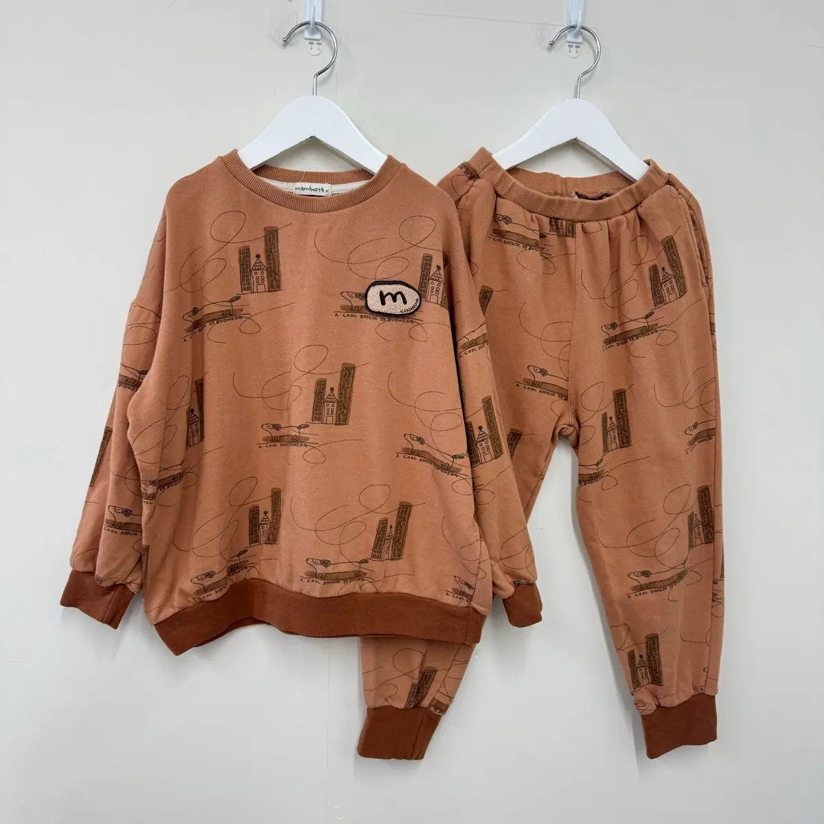 (130) 마마노따 맨투맨 세트 8t